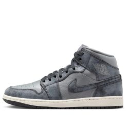Air Jordan 1 Mid 'Distressed Smoke Grey' FJ3448-001