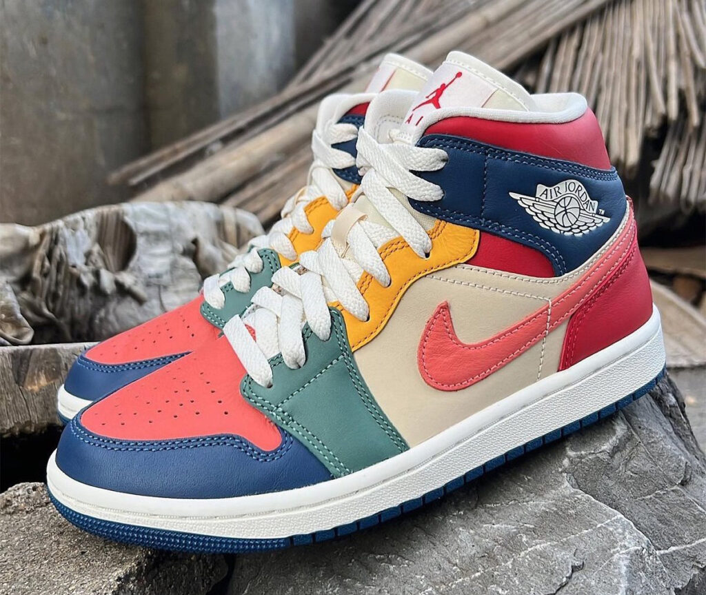 (WMNS) Air Jordan 1 Mid SE ‘Multi-Color 2022’ Review: A Vibrant Statement in Every Step