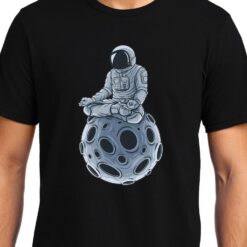 TheenStyle Astronaut Zen, Space, Unisex Graphic T-Shirt