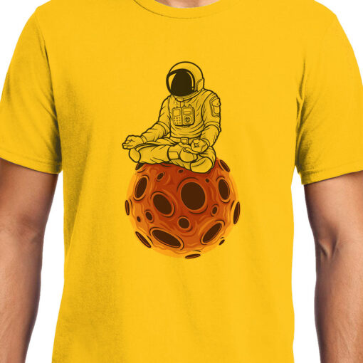 TheenStyle Astronaut Zen, Space, Unisex Graphic T-Shirt