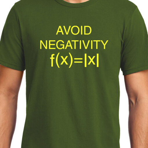 TheenStyle Avoid Negativity , Math , Unisex Graphic T-Shirt