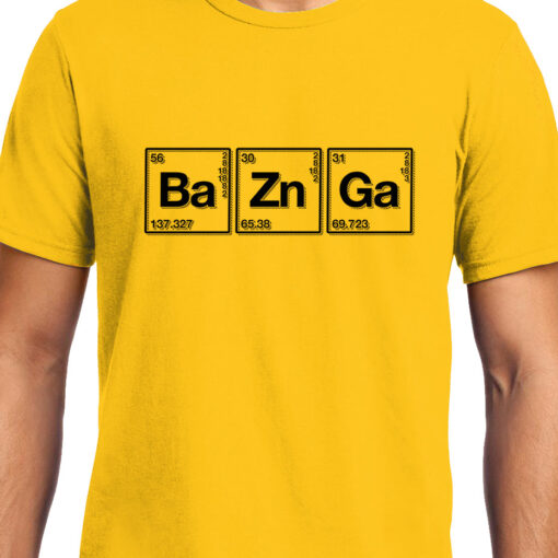 TheenStyle Bazinga , Chemistry, Big Bang Theory, Sheldon , Unisex Graphic T-Shirt