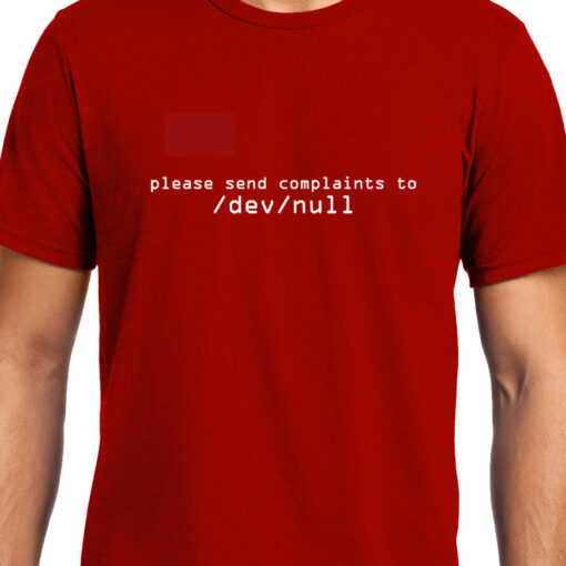 TheenStyle Complaints to /dev /null , Programming , Coding , Unix , Unisex Graphic T-Shirt