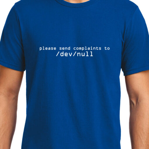 TheenStyle Complaints to /dev /null , Programming , Coding , Unix , Unisex Graphic T-Shirt