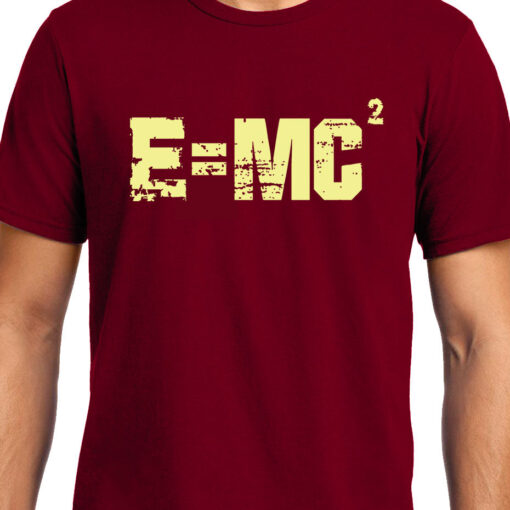 TheenStyle E=MC2 ,Einstein , Physics , Unisex Graphic T-Shirt