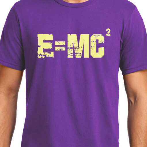 TheenStyle E=MC2 ,Einstein , Physics , Unisex Graphic T-Shirt
