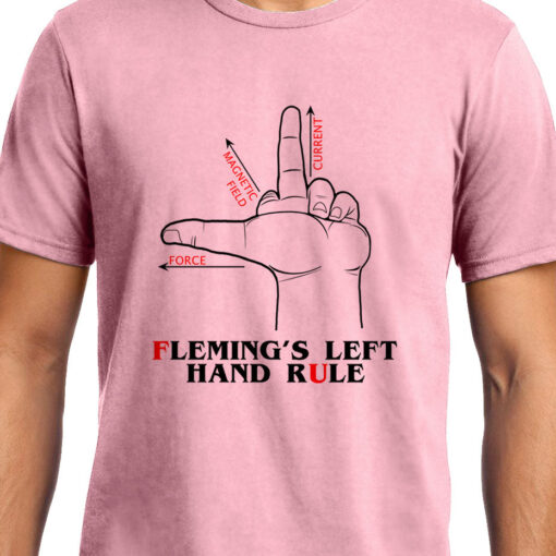 TheenStyle Flemings Left Hand rule , Physics, Unisex Graphic T-Shirt