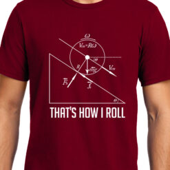 TheenStyle How I Roll , Physics , Unisex Graphic T-Shirt