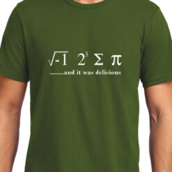 TheenStyle I ate some pie and it was delicious , Math , Unisex Graphic T-Shirt
