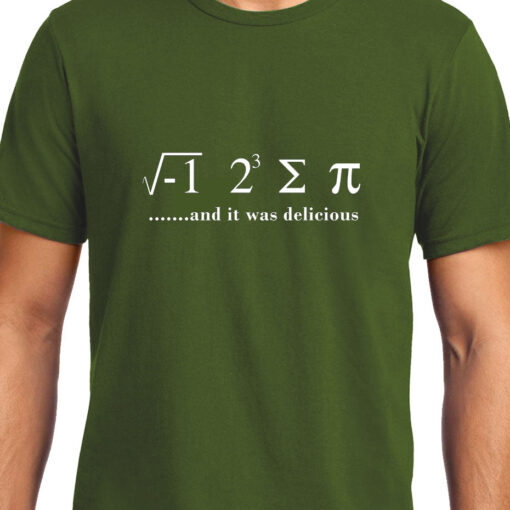 TheenStyle I ate some pie and it was delicious , Math , Unisex Graphic T-Shirt