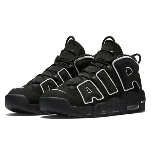 (GS) Nike Air More Uptempo 'Black' 2016 415082-002