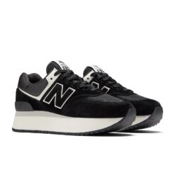 (WMNS) New Balance 574+ 'Black White' WL574ZAB