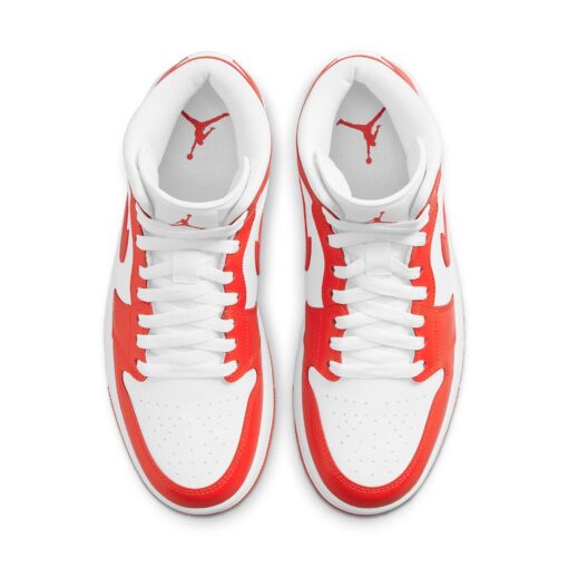 (WMNS) Air Jordan 1 Mid 'Habanero Red' BQ6472-116
