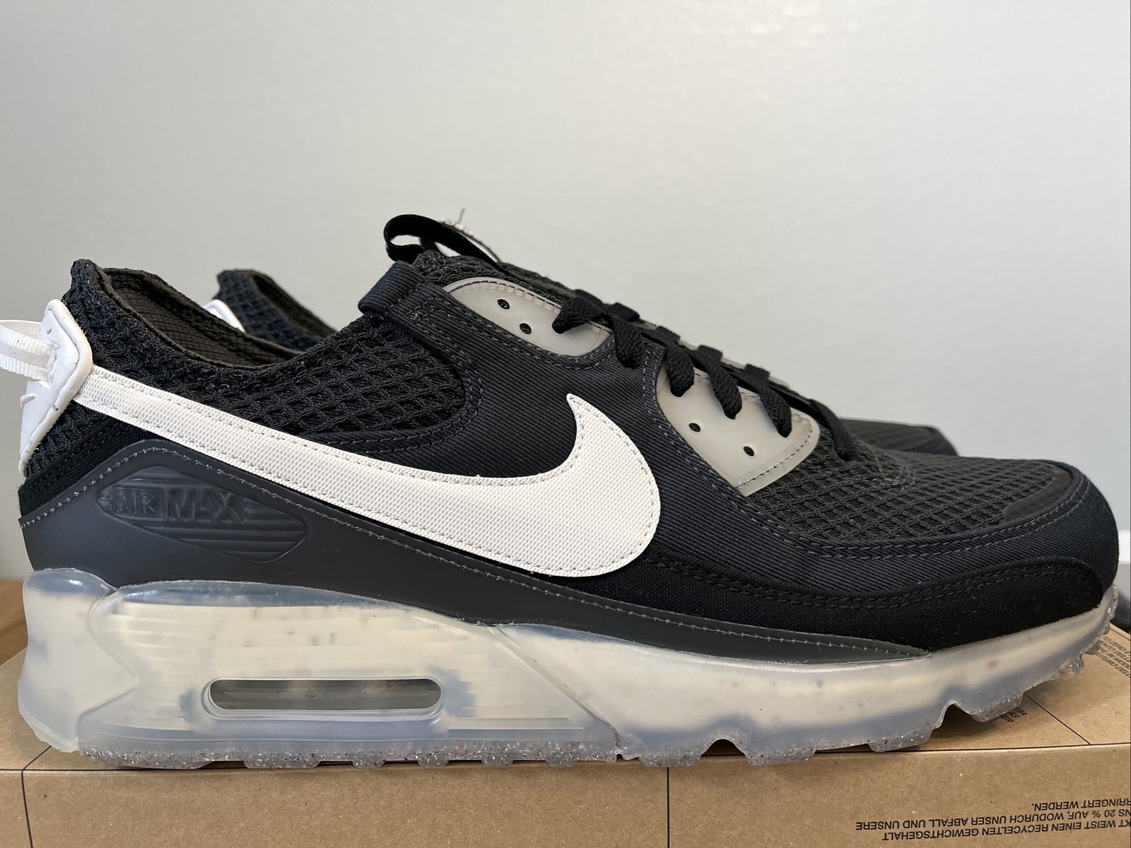 Nike Air Max Terrascape 90 ‘Black White’ Review: Sustainability Meets Street Style