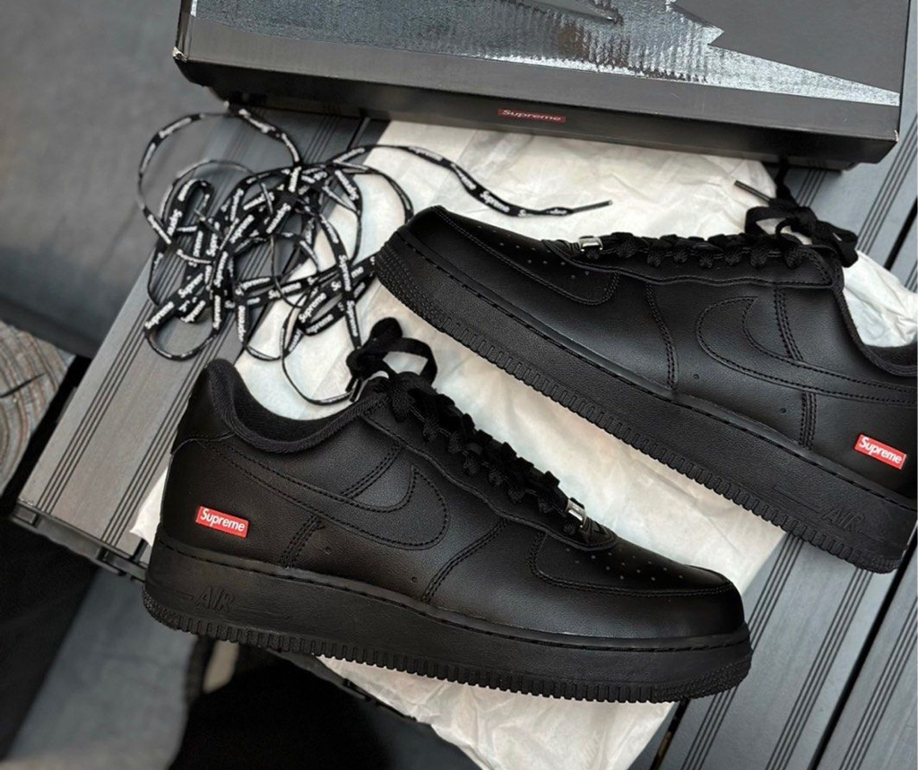 Nike x Supreme Air Force 1 Low ‘Box Logo – Black’ Review: Minimalism Meets Hype