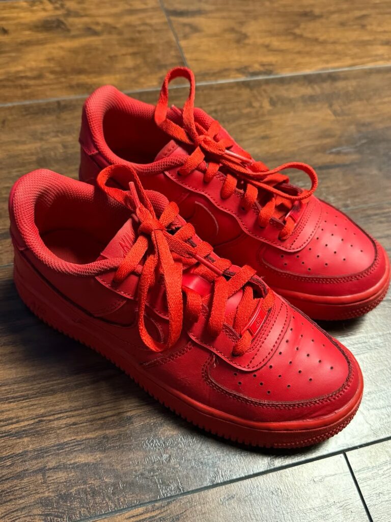 Nike Air Force 1 Low ’07 LV8 1 ‘Triple Red’ Review: Bold, Monochrome Power