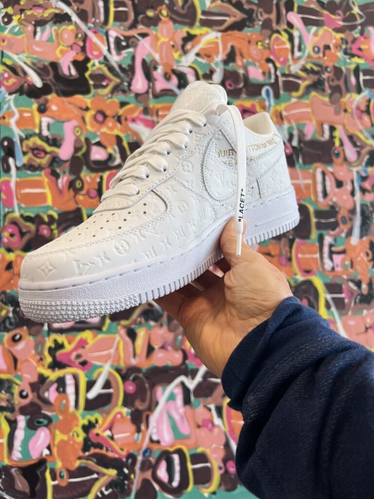 Louis Vuitton x Nike Air Force 1 Low ‘White’ by Virgil Abloh: Where Haute Couture Meets Street Legend