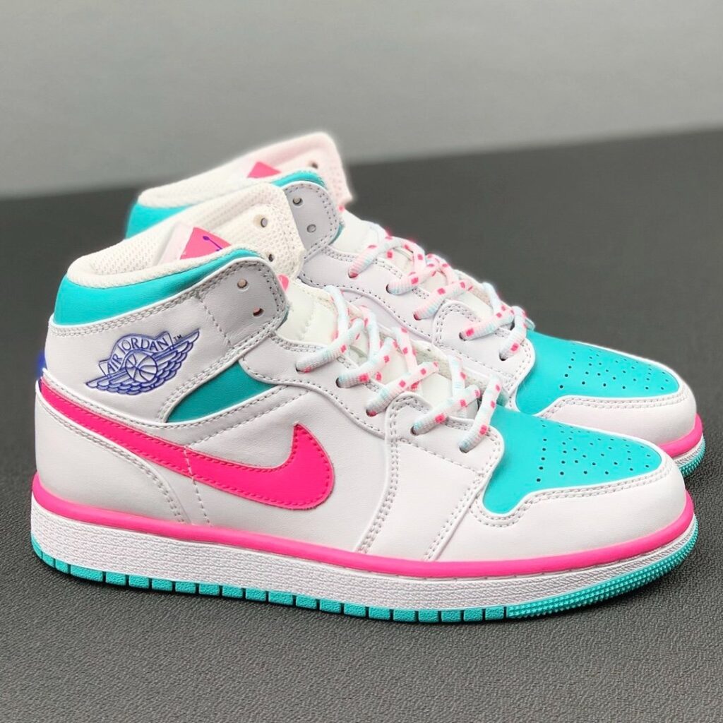 (GS) Air Jordan 1 Mid ‘Digital Pink’ Review: Bold, Bright, and Built for Style