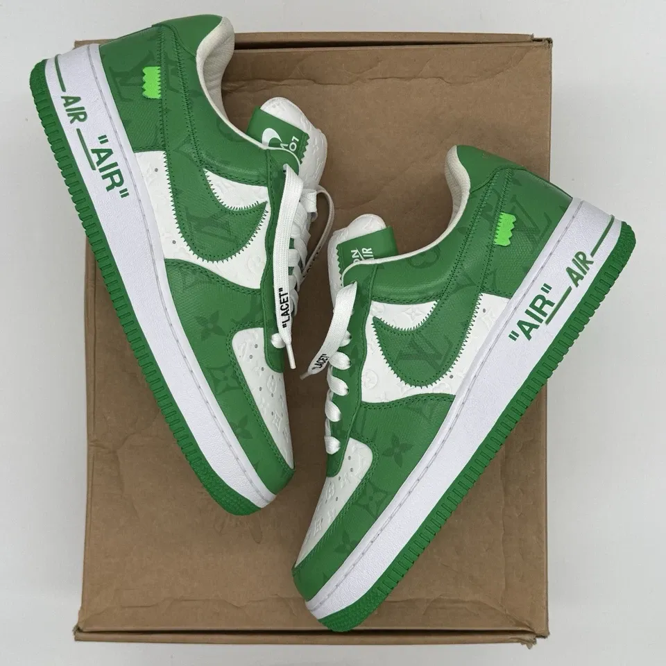 Nike x Louis Vuitton Air Force 1 Low ‘Green White’ Review: When Haute Couture Meets Sneaker Culture Nike x Louis Vuitton Air Force 1 Low ‘Green White’ Review: When Haute Couture Meets Sneaker Culture