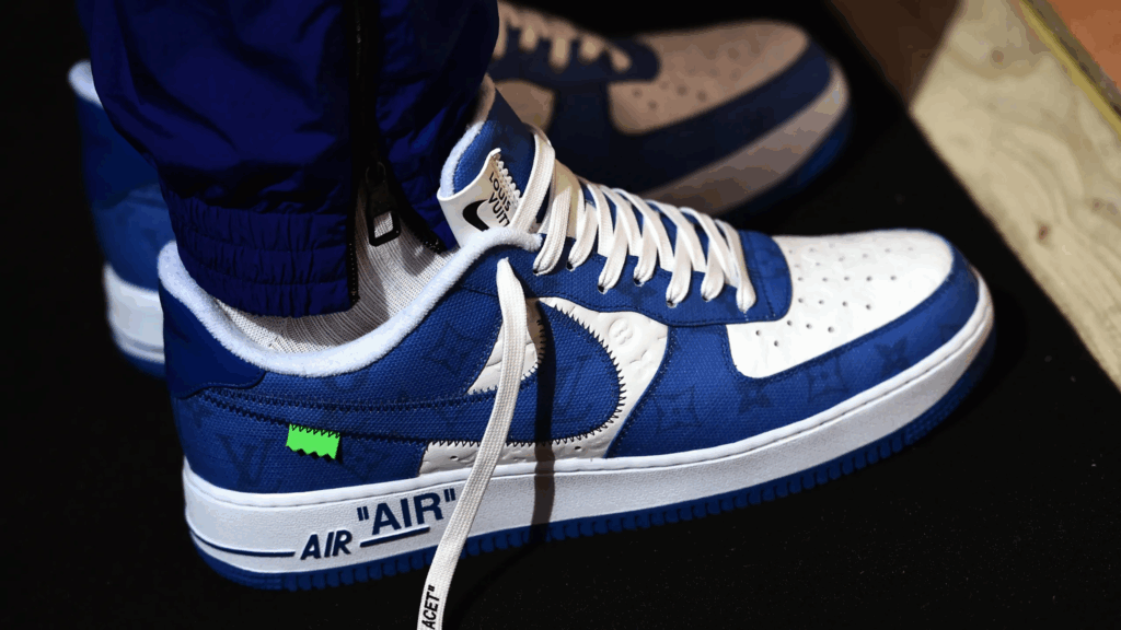 Nike x Louis Vuitton Air Force 1 Low ‘Blue White’ Review: The Ultimate Fusion of Streetwear and Luxury
