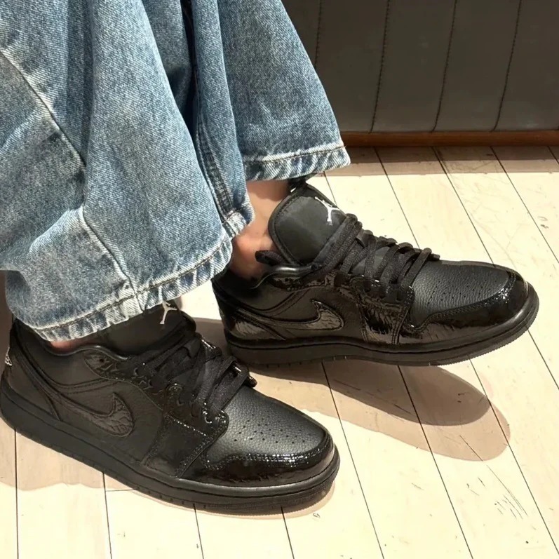 Air Jordan 1 Low SE ‘Black Patent’ Review: Sleek, Shiny, and Street-Ready