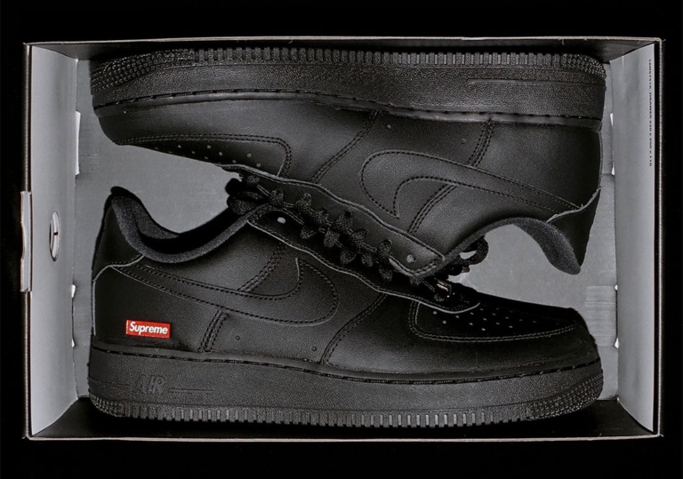 Nike x Supreme Air Force 1 Low ‘Box Logo – Black’ Review: Minimalism Meets Hype