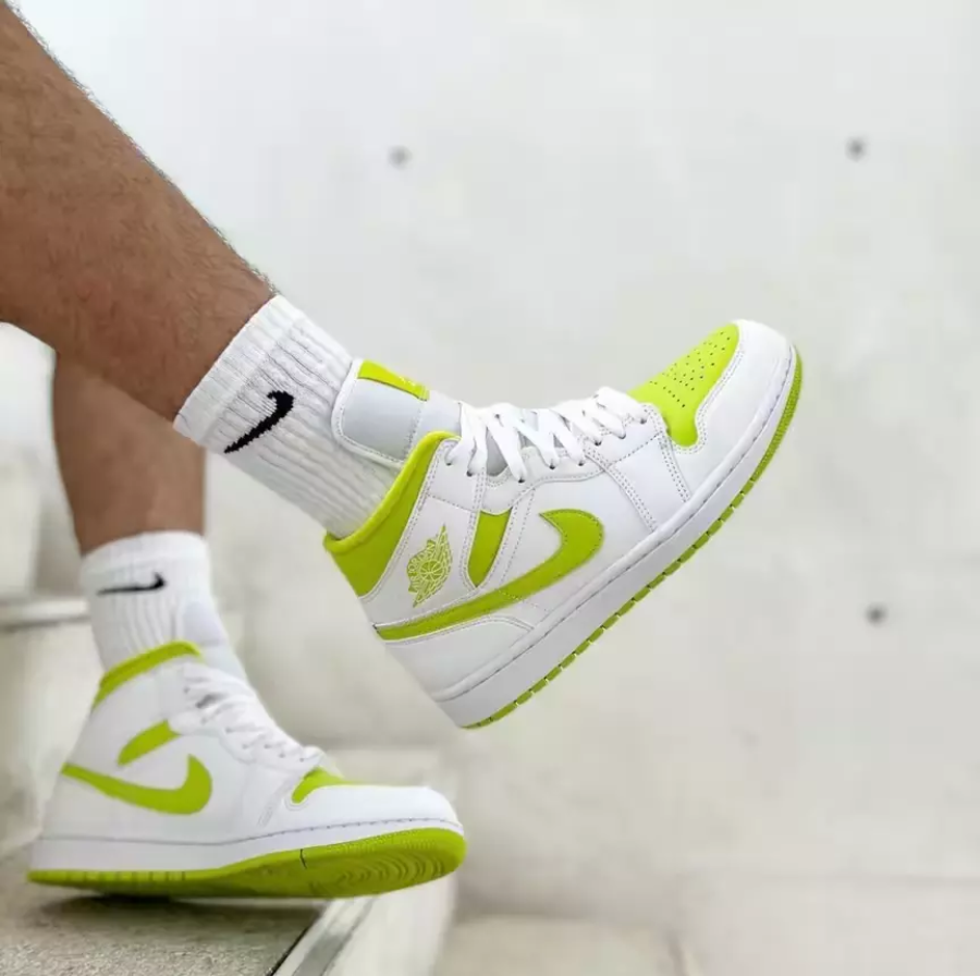 (WMNS) Air Jordan 1 Mid ‘White Lime’ Review: A Fresh and Feminine Take on a Classic
