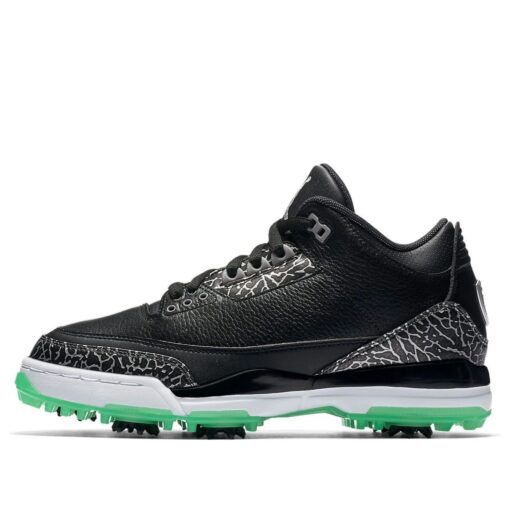 Air Jordan 3 Retro Golf 'Black Green Glow' AJ3783-001