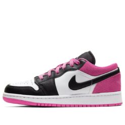 (GS) Air Jordan 1 Low SE 'Black Active Fuchsia' CT1564-005