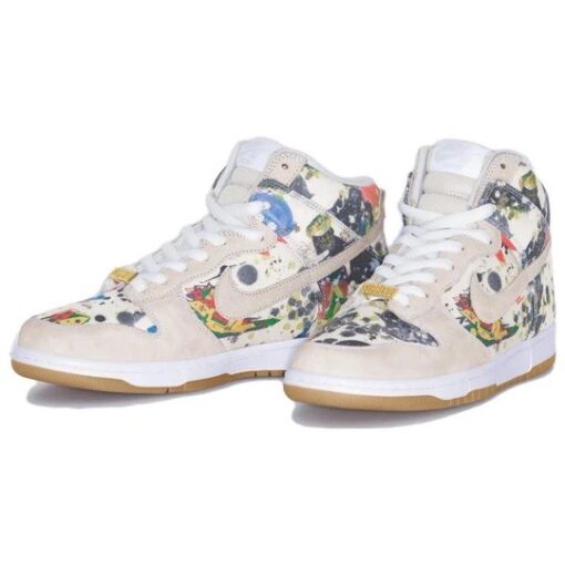 Nike x Supreme SB Dunk High OG QS 'Rammellzee' FD8779-100