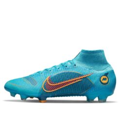 Nike Mercurial Superfly 8 Elite FG 'Chlorine Blue Laser Orange' DJ2839-484
