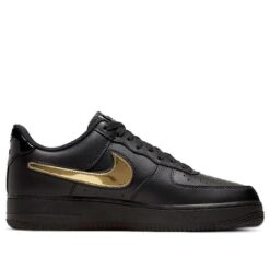 Nike Air Force 1 Low '07 LV8 'Removable Swoosh - Black Gold' CT2252-001
