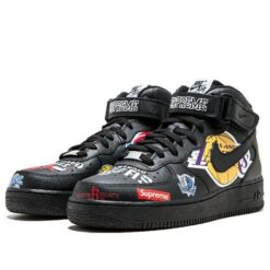 Nike x Supreme x NBA Air Force 1 Mid 07 'Black' AQ8017-001