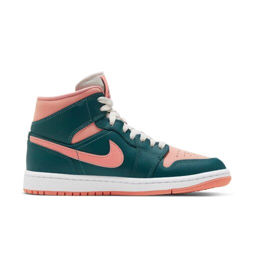(WMNS) Air Jordan 1 Mid 'Dark Teal Green' BQ6472-308