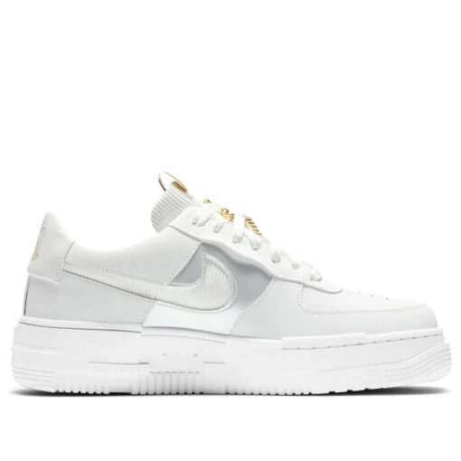 (WMNS) Nike Air Force 1 Pixel 'White Gold Chain' DC1160-100