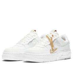 (WMNS) Nike Air Force 1 Pixel 'White Gold Chain' DC1160-100