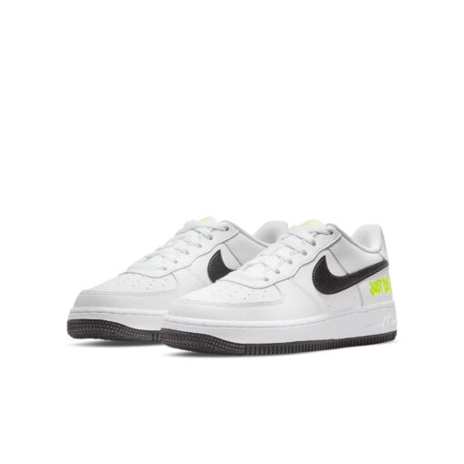 (GS) Nike Air Force 1 Low 'Just Do It - White Volt' DM3271-100