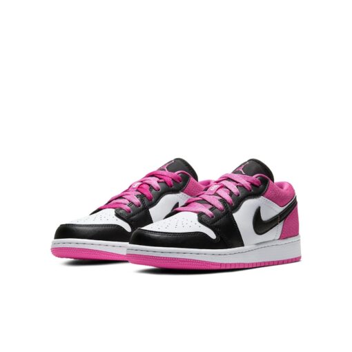 (GS) Air Jordan 1 Low SE 'Black Active Fuchsia' CT1564-005