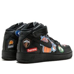 Nike x Supreme x NBA Air Force 1 Mid 07 'Black' AQ8017-001