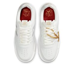 (WMNS) Nike Air Force 1 Pixel 'White Gold Chain' DC1160-100