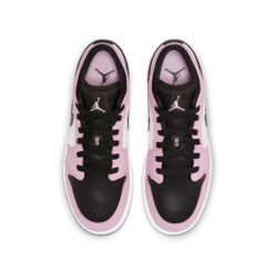 (GS) Air Jordan 1 Low 'Light Arctic Pink Black' 554723-601