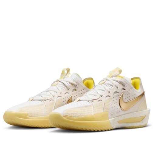 Nike Air Zoom GT Cut 3 Jordan Poole PE 'Pale Ivory Metallic Gold' FZ1523-100