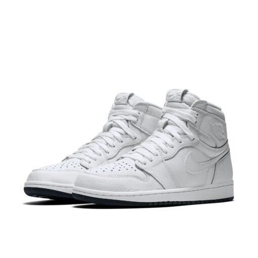 Air Jordan 1 Retro High OG 'White Perforated' 555088-100