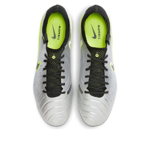 Nike Tiempo Legend 10 Elite FG 'Mad Voltage Pack Silver Black' DV4328-001