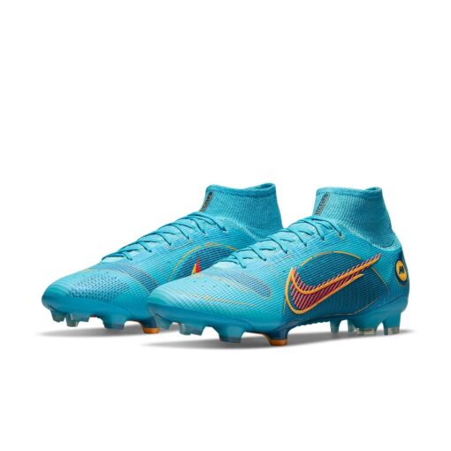 Nike Mercurial Superfly 8 Elite FG 'Chlorine Blue Laser Orange' DJ2839-484