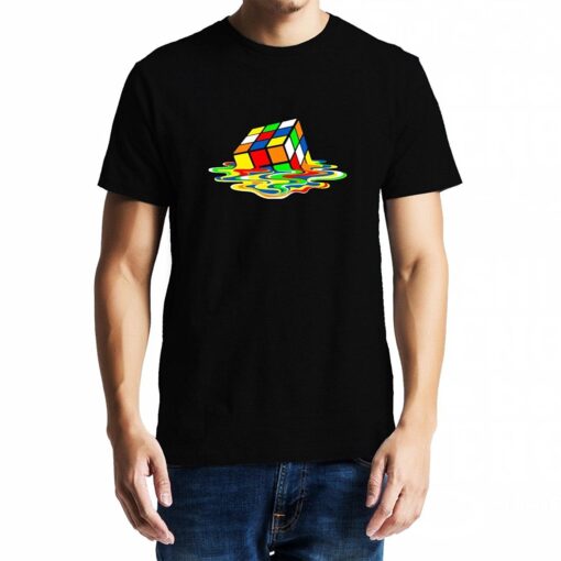 TheenStyle Melting Rubik's Cube , Big Bang Theory, Sheldon , Unisex Graphic T-Shirt