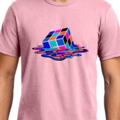 TheenStyle Melting Rubik's Cube , Big Bang Theory, Sheldon , Unisex Graphic T-Shirt
