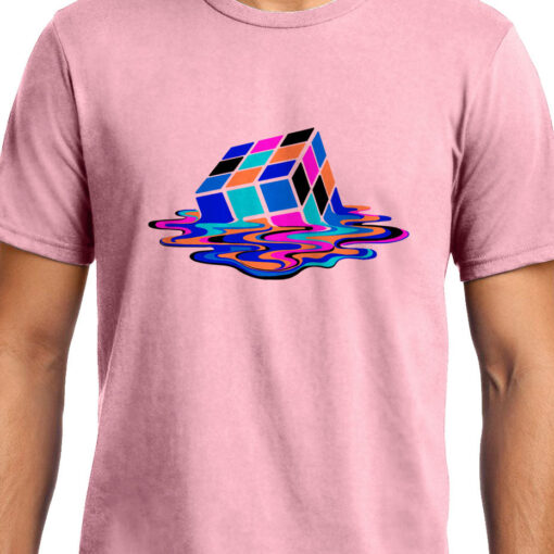TheenStyle Melting Rubik's Cube , Big Bang Theory, Sheldon , Unisex Graphic T-Shirt