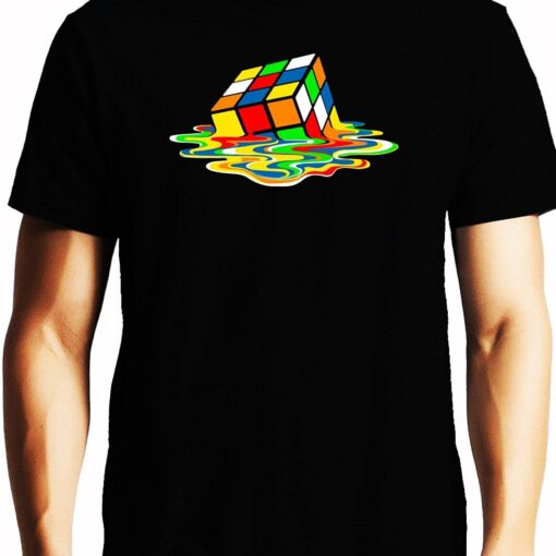 TheenStyle Melting Rubik's Cube , Big Bang Theory, Sheldon , Unisex Graphic T-Shirt