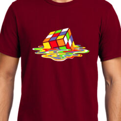 TheenStyle Melting Rubik's Cube , Big Bang Theory, Sheldon , Unisex Graphic T-Shirt